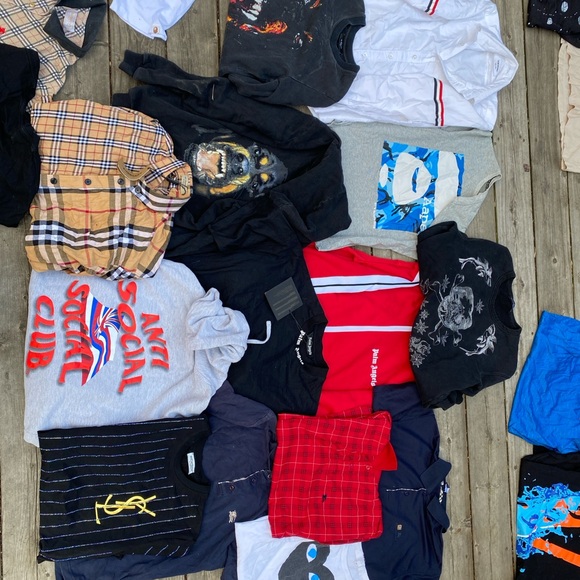 Lot of 14 Designer Clothing Items Size Medium - Givenchy, Burberry, Bape Etc - Picture 4 of 5